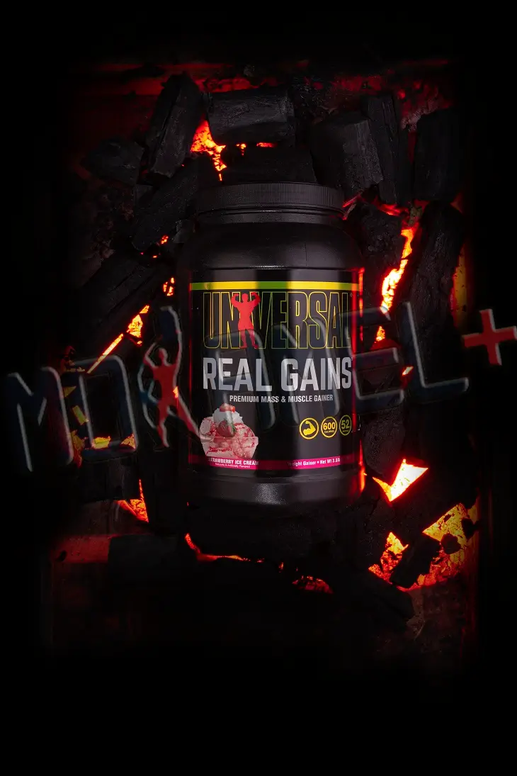 Real gains (strawberry ice cream)